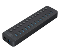 Orico 13x USB-A 3.0 z włącznikami - czarny - 1343443 - zdjęcie 3